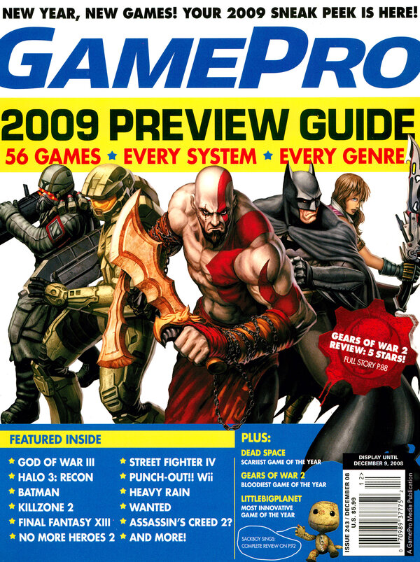 GamePro Issue 243 (December 2008) cover